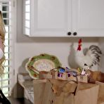 Second pic of Kitchen Counter Sex With Sexy Blonde Girl Mia Malkova - FAPCAT