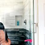 Second pic of Chubby Babe With Big Natural Boobs Sofia Rose Swaps Her Dildo With Xander's Big Cock - FAPCAT