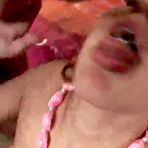 Third pic of Hot Naughty Blonde Babe Sucks A Huge Cock And Gets Massive Blowbang. - FAPCAT