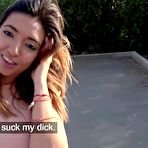 Second pic of Mexican Babe Gives Roadside Blowjob - FAPCAT