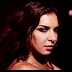 Third pic of Gorgeous Brunette Henessy Plays With Milk And Sucks Cock - FAPCAT