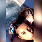 Second pic of Two Horny Pornstars Suck A Big Cock In The Hot Tub  & Lena The Plug - FAPCAT