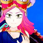 Second pic of MEI HATSUME GIVES A BOOBJOB TO DEKU - MY HERO ACADEMIA HENTAI - FAPCAT