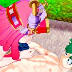Third pic of MEI HATSUME GIVES A BOOBJOB TO DEKU - MY HERO ACADEMIA HENTAI - FAPCAT