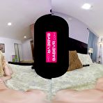 Third pic of Teen Blonde Bailey Rayne's New Sex Toy Barely Fits Inside Of Her Pussy - FAPCAT