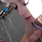 Fourth pic of Outdoor Blowjob From Cheating Blonde Babe POV - FAPCAT