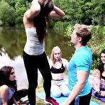 Second pic of Clothed Yoga Brits Suck - EPORNER