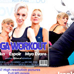 Fourth pic of Three cougars share a cock at this POV yoga workout - Free Mature.nl content