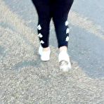 Third pic of Step mom in black leggings doesn't wear panties get fucked on the street by nerdy step son - AmateurPorn