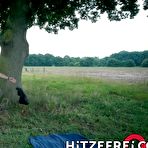Second pic of Amateur German Couple Pounds it out in the Forest - AmateurPorn