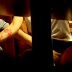 Third pic of Spied on Strangers in a Restaurant. Public Threesome Blowjob - AmateurPorn