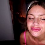 Third pic of HE DELETED MY THROAT! extreme sloppy deepthroat, fuck with cum on face - AmateurPorn