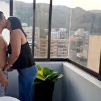 Second pic of I am fucked in front of all my neighbors on the balcony - AmateurPorn