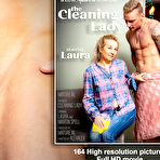 Fourth pic of Mature cleaning lady gets it from a muscled toyboy - Mature.nl