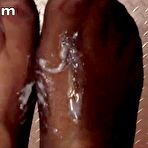 Fourth pic of Footsees | Cum on Black Stockings