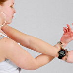 Third pic of WatchGirls.net | Kylie wearing a black G-Shock  
