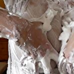 Third pic of AllSensual | Busty Anna spoils her boobs with foam