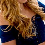 Second pic of Slim Alexa Grace masturbates by the glass table - Digital Desire Babes