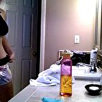 Third pic of Girfriends spied in bathroom - AmateurPorn