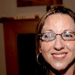 Third pic of Cum On Her Glasses! &bull; BritBuk: British Bukkake