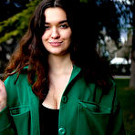 First pic of Russian Smokers | Beautiful brunette is smoking cork strong cigarettes