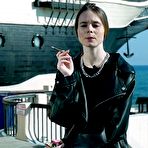 Second pic of Russian Smokers | Smoking strong brown 120mm cigarette near the beach