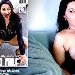 Fourth pic of MILF Joana Jakes loves to play with her unshaved pussy - Free Mature.nl content