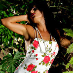 First pic of Leggy Eve Miller in sexy Minidress and Secrets in Lace Stockings