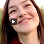 First pic of Public outdoor blowjob with creampie from shy&nbsp;girl in the bushes - AmateurPorn