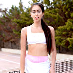 First pic of Alissa Foxy Fun on the Tennis Court