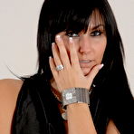 Third pic of WatchGirls.net | Carie wearing her own large metal watch