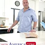 Second pic of NaughtyAmerica: All natural Latina Carmela Clutch replaces dildo with neighbor's cock on PornHD - AmateurPorn