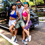 First pic of Candy Crush and Ariella Ferraz both get assfucked in the back of the van