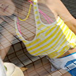 First pic of Yuka in Striped Socks and Panties by Idols69 | Erotic Beauties