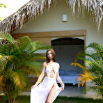 Second pic of Irina Sivalnaya strips naked to take a dip in the pool