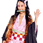 First pic of Alexia Anders Demon Slayer Nezuko Kamado VR Cosplay X - Cherry Nudes