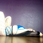 Third pic of Lana Del Lust Blue Lingerie Fishnet And Black Robe is american - 15 Photos XxX Pics @ Nudems