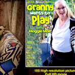 Fourth pic of Maggie Mae is an American granny that loves to please her shaved pussy - Mature.nl