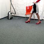 First pic of Boundxdressers VOD Shop | The cleaning lady in chains!