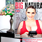 Fourth pic of Big natural breasted mom Dani playing with her pussy - Mature.nl