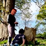 Third pic of Miss Nica Nordic Fetishclips | Dirty strapon blowjob