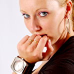 First pic of WatchGirls.net | Britt wearing a huge Oozoo and handcuffs!