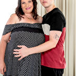 First pic of Toyboy tv repair guy fucks a hot Pregnant big breasted Mature MILF - Mature.nl