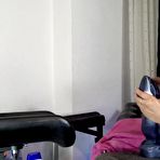 Fourth pic of Amateur teen blonde pussy playing witn monster dildo - AmateurPorn