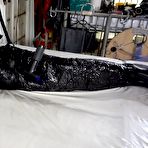 Third pic of Rubberdomina | Wrapped in black plastic