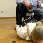 Third pic of bound-ticklish-girl | Meryl - New prisoner in the office Teil 7 von 8