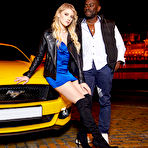 First pic of Melody Marks worships her date's phenomenal black shaft