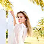 First pic of Mashenka Curvy Blonde in White