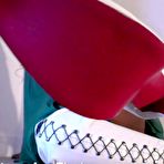 Fourth pic of Mistress Ava Black | A vision in white boots