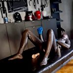 Fourth pic of Miss Nica Nordic Fetishclips | Latex object anal stuffed